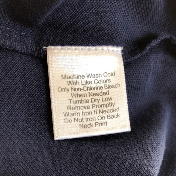 Men’s small slim fit navy t-shirt - Picture 3 of 3